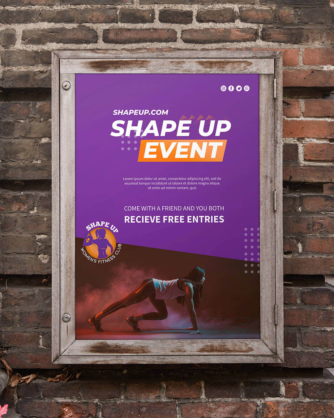 Shape Up Signage